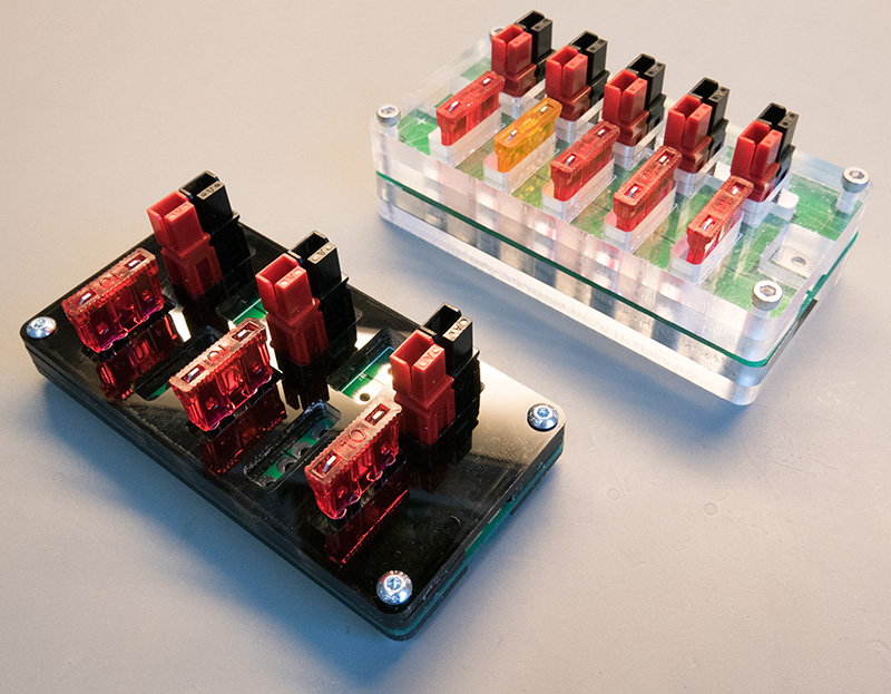 Click to view large image of Black and clear case