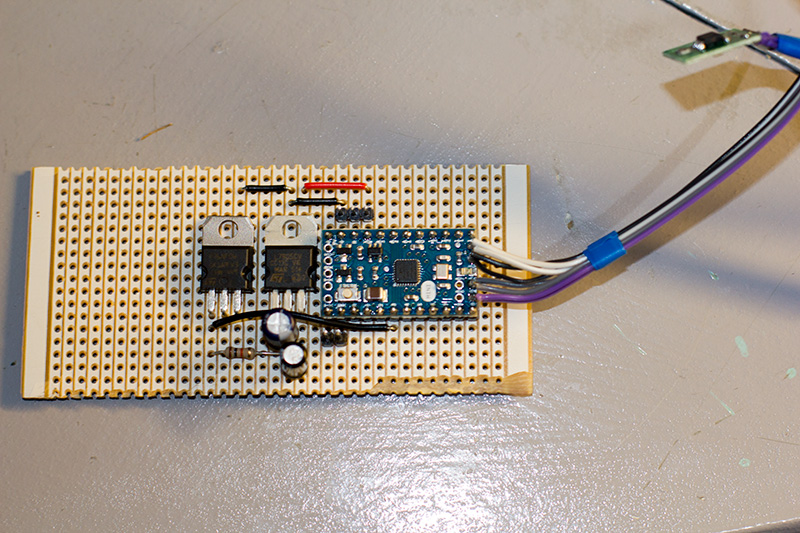 Click to view larger image of Stripboard circuit