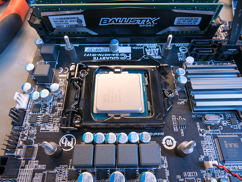 Click to view large image of The motherboard