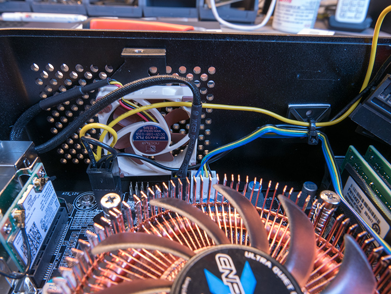 Click to view large image of 40mm Fan Installed