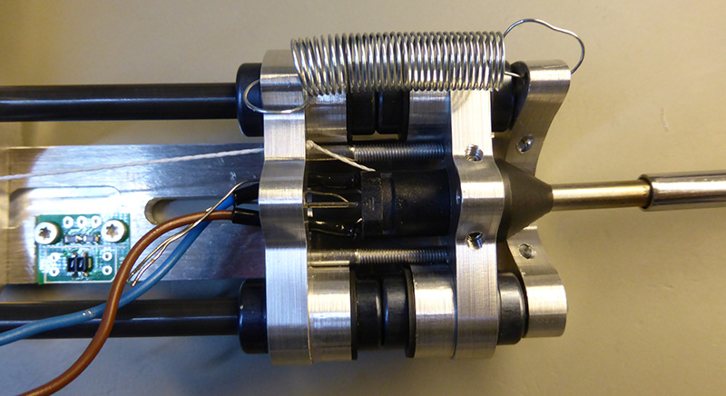 Click to view large image of Iron element fitted into slide