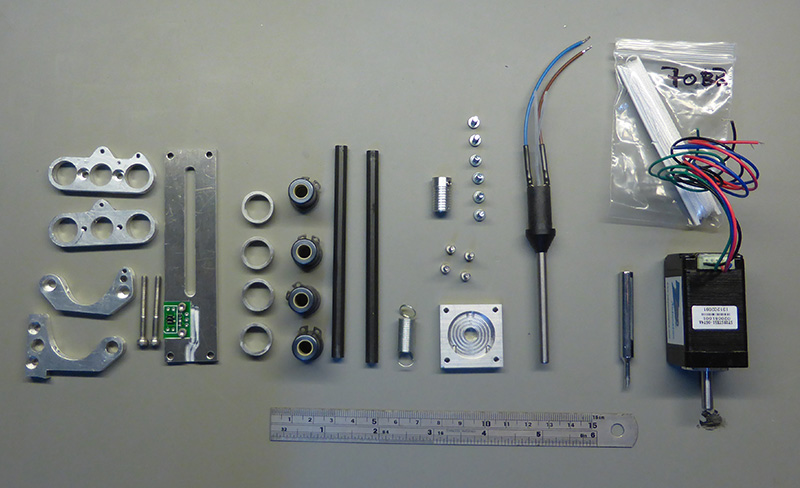 Click to view large image of Cut parts ready to be assembled