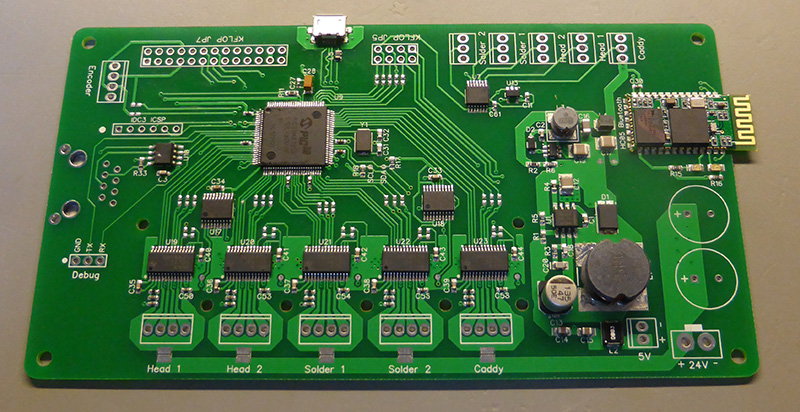 Click to view large image of SMD parts ready for cooking