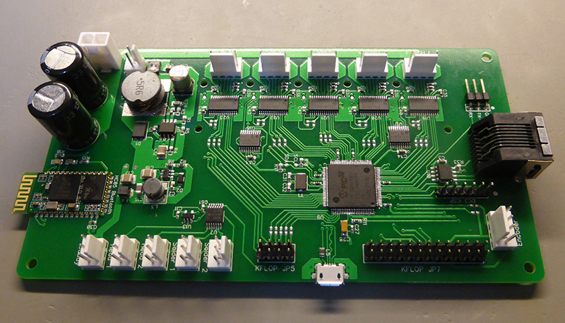 Click to view large image of Top view of completed board