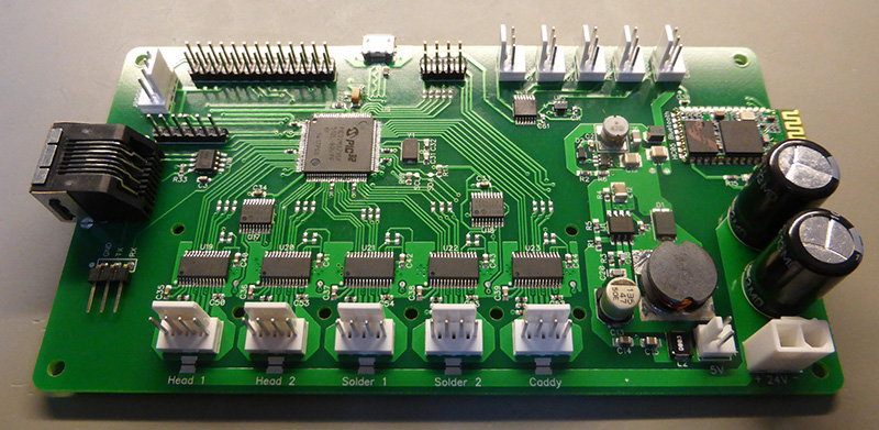 Click to view large image of Top view of completed board