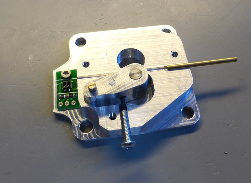 Click to view large image of Sensor and feed tube fitted