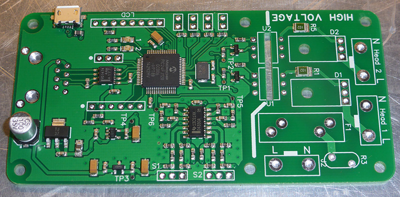 Click to view large image of SMD parts soldered