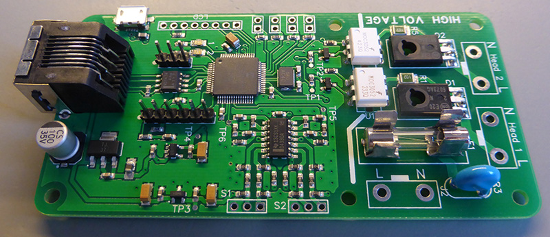 Click to view large image of Through hole parts fitted