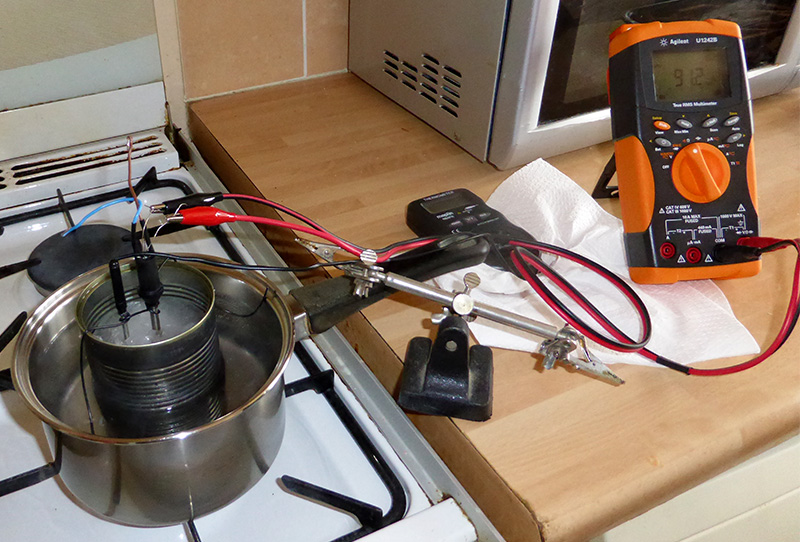 Click to view large image of Measuring the resistance