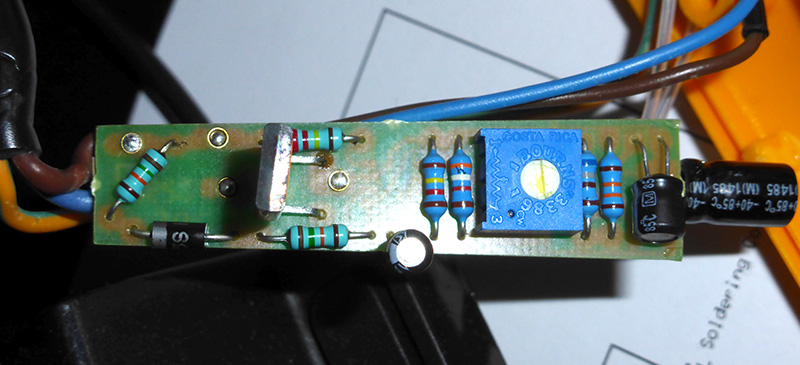 Click to view large image of Antex Soldering Iron Controller PCB