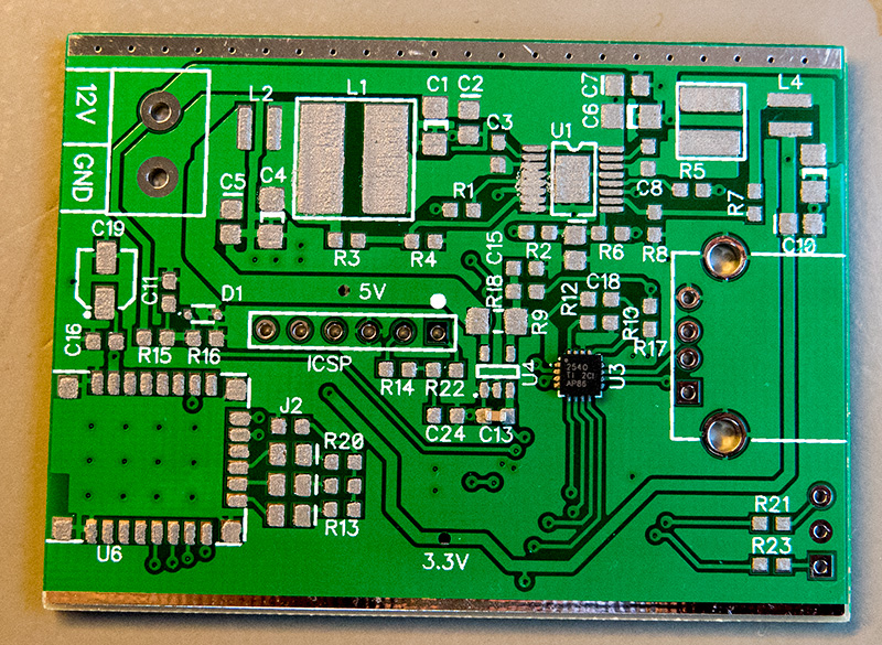 Click to view large image of Paste applied to PCB
