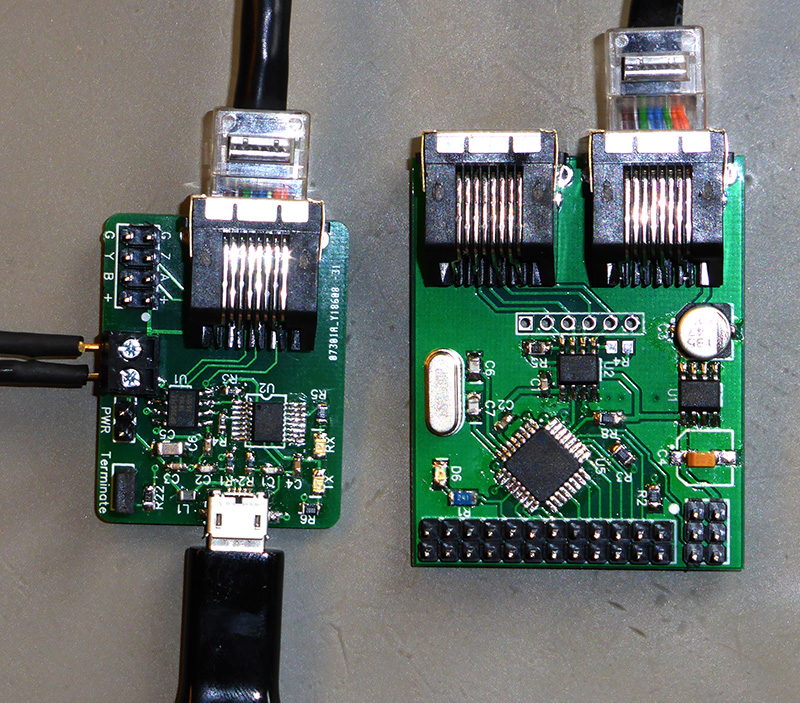 Click to view large image of Testing with Atmel interface