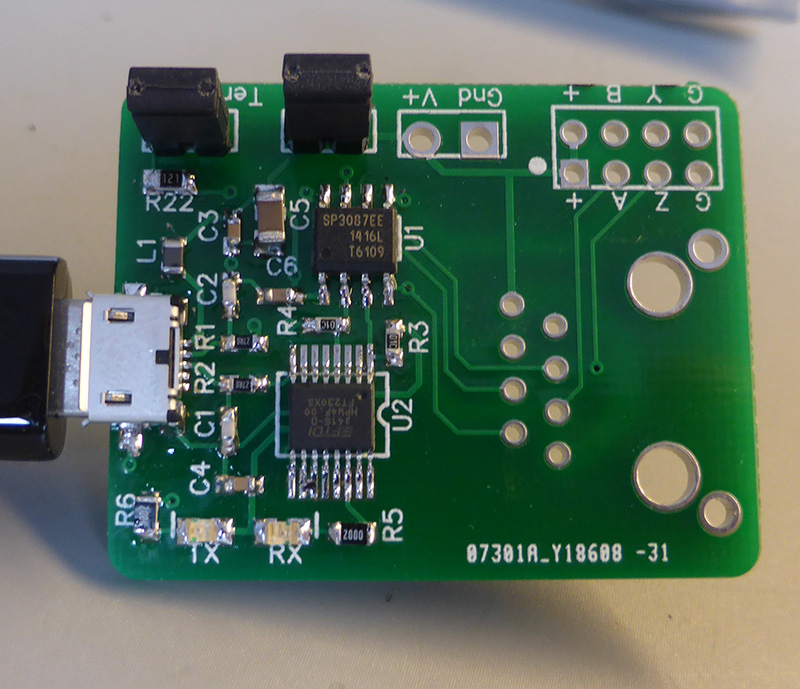 Click to view large image of SMD parts fitted