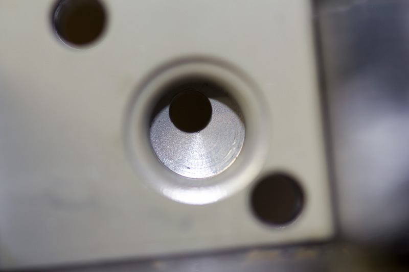 Click to view large image of Exit port on side of valve